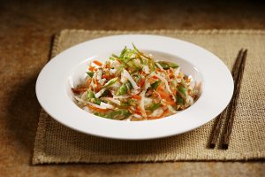 Thai Potato Salad on a plate