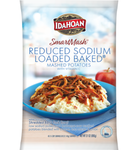 Idahoan® SMARTMASH® Reduced Sodium Loaded Baked® Mashed Potatoes with Vit C, 12/31 oz. pchs by Idahoan