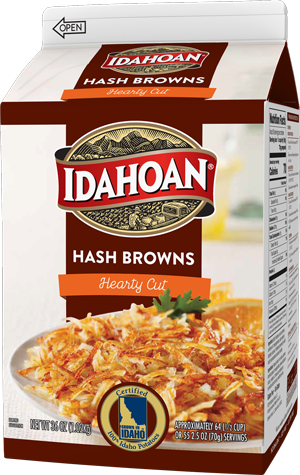 Idahoan Hash Browns Hearty Cut Carton