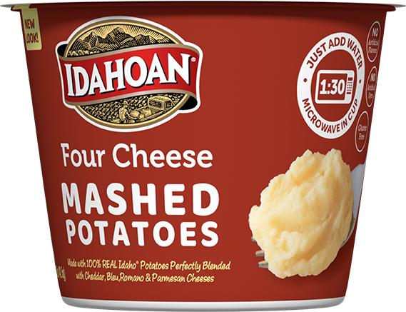 Idahoan® Four Cheese Mashed Potatoes, 10/1.5 oz. Cups