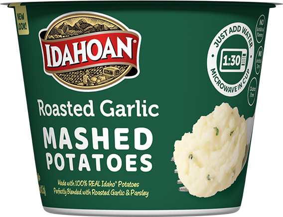 Idahoan® Roasted Garlic Mashed Potatoes, 10/1.5 oz. Cups