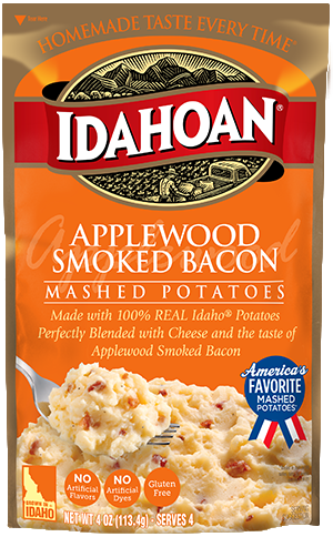 Idahoan® Applewood Smoked Bacon Mashed Potatoes, 12/4 oz. pchs by Idahoan