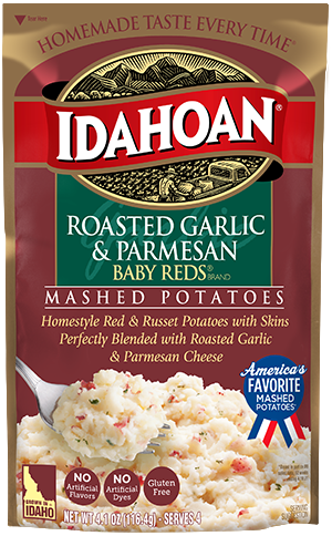 Idahoan Mashed Potatoes, Roasted Garlic, Family Size