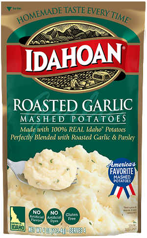 Idahoan® Roasted Garlic Mashed Potatoes, 12/4 oz. pchs by Idahoan