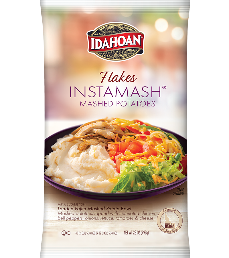 Idahoan® FLAKES INSTAMASH® Mashed Potatoes Mix, 12/28 oz. pchs