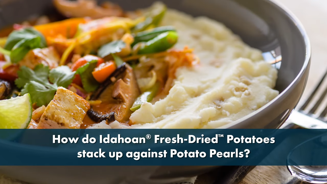 Idahoan® Fresh-Dried™ vs Potato Pearls Excel - Idahoan® Foods - Foodservice