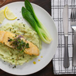 Halibut and Mashed Potatoes